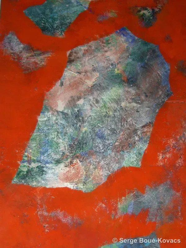 Forêt terre et mer — Peinture de Serge Boué-Kovacs
