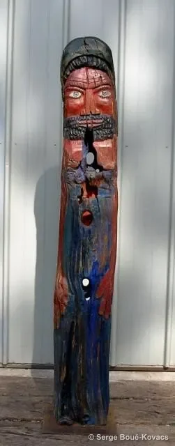 Patriarche, 1986 — Sculpture de Serge Boué-Kovacs