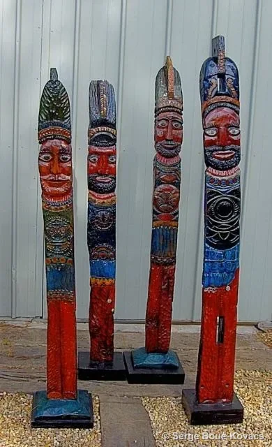 Guerriers de la paix — Sculpture de Serge Boué-Kovacs