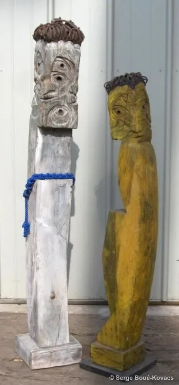 Bittes d'amarrage — Sculpture de Serge Boué-Kovacs