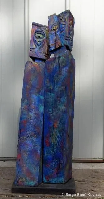 Petits marins — Sculpture de Serge Boué-Kovacs