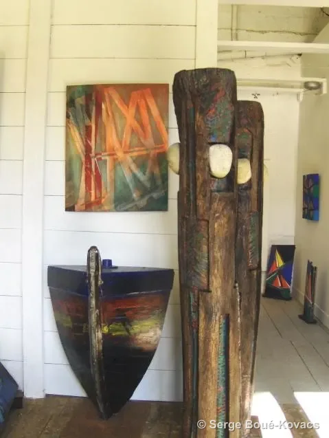 Petite galerie, entrée, 2009 — Peinture de Serge Boué-Kovacs