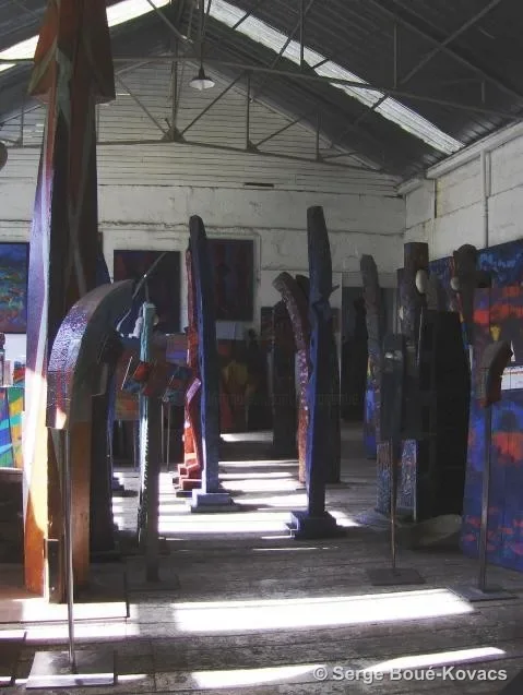 Vue de l'atelier — Peinture de Serge Boué-Kovacs