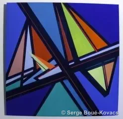 Voile d'amour, 2005 — Peinture de Serge Boué-Kovacs