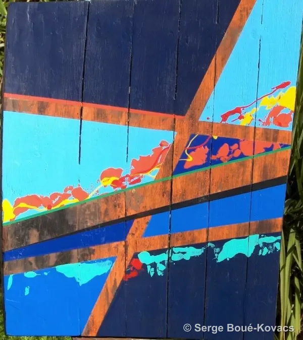Voile d'amour, 2004 — Peinture de Serge Boué-Kovacs