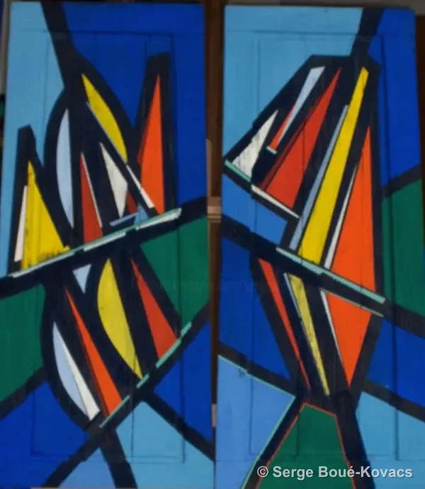 Voile d'amour, 2004 — Peinture de Serge Boué-Kovacs