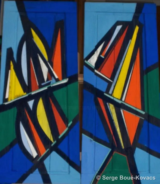 Voile d'amour — Peinture de Serge Boué-Kovacs