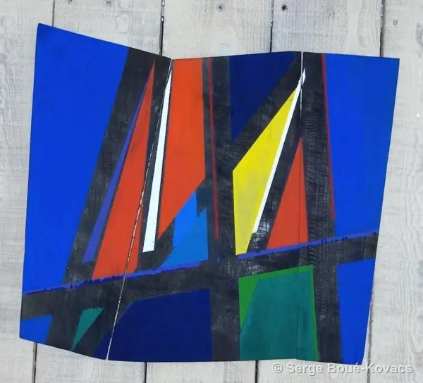 Voile d'amour, 2004 — Peinture de Serge Boué-Kovacs