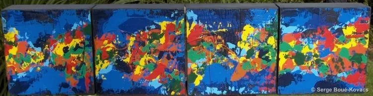 Côtes sauvages — Peinture de Serge Boué-Kovacs