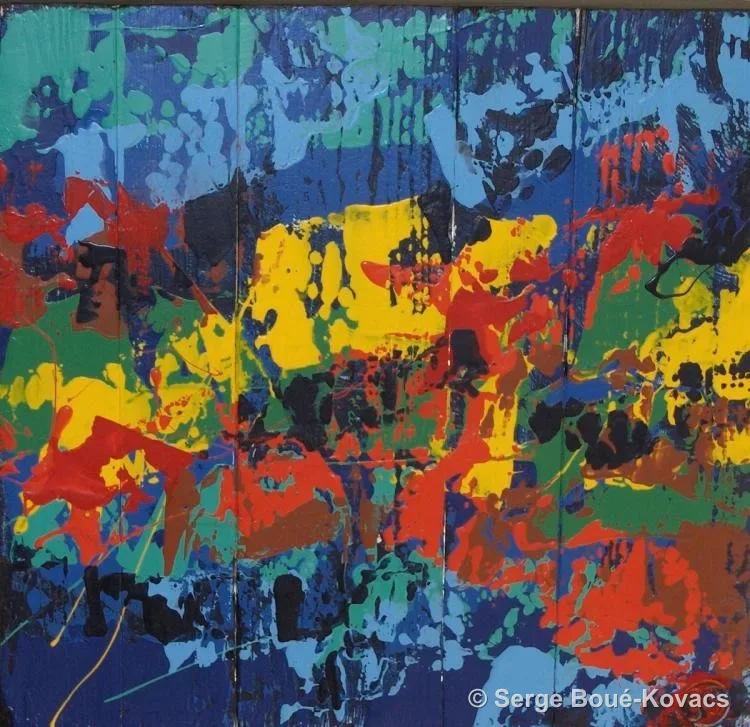 Côte sauvage — Peinture de Serge Boué-Kovacs