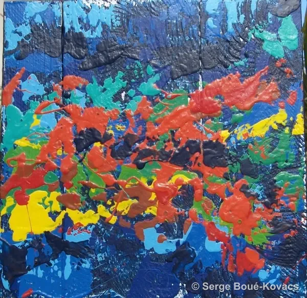 Côte sauvage, 2002 — Peinture de Serge Boué-Kovacs