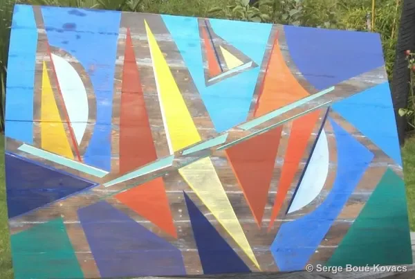 Voile d'amour, 2005 — Peinture de Serge Boué-Kovacs