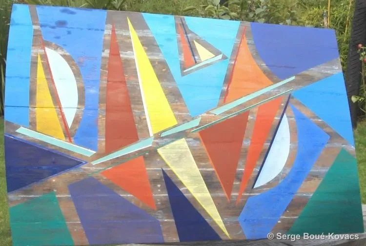 Voile d'amour — Peinture de Serge Boué-Kovacs