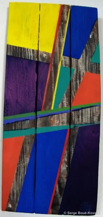 Voile d'amour, 2004 — Peinture de Serge Boué-Kovacs