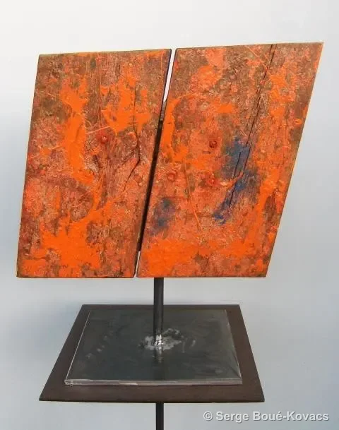 Bateau, petits bateaux, 2010 — Sculpture de Serge Boué-Kovacs
