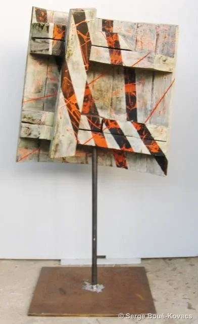 Bateau, petits bateaux — Sculpture de Serge Boué-Kovacs