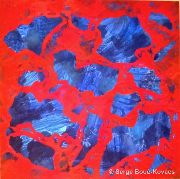 Fenêtres sur mes mers profondes, 2012 — Peinture de Serge Boué-Kovacs