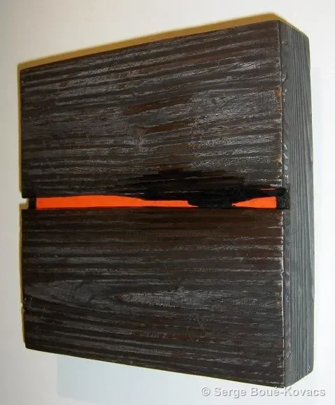Fil rouge, 2009 — Peinture de Serge Boué-Kovacs