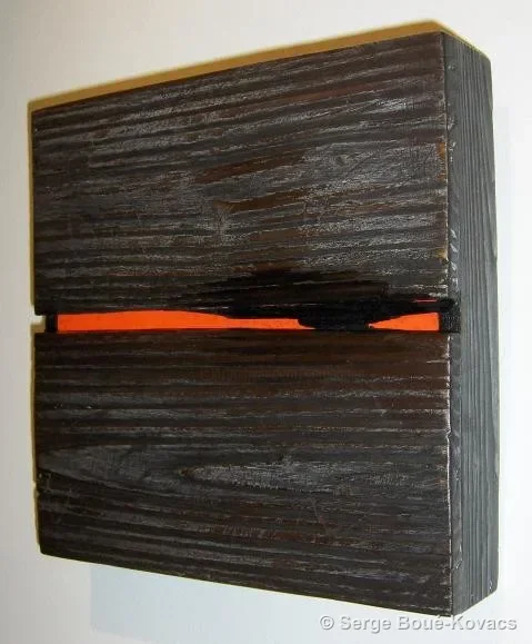 Fil rouge — Peinture de Serge Boué-Kovacs