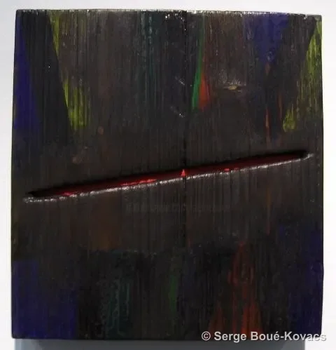 Fil rouge, 2009 — Peinture de Serge Boué-Kovacs