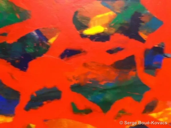 Îles, détail, 2013 — Peinture de Serge Boué-Kovacs