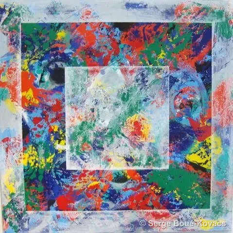 Masques marins, 2011 — Peinture de Serge Boué-Kovacs