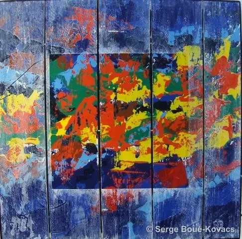 Côte sauvage, 2011 — Peinture de Serge Boué-Kovacs
