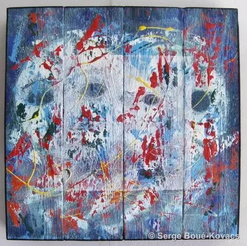 Masques marins, 2011 — Peinture de Serge Boué-Kovacs