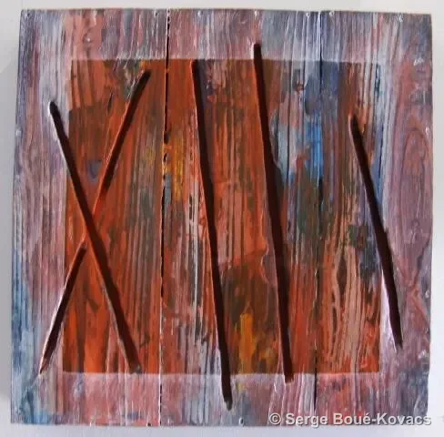 Traces marines, 2011 — Peinture de Serge Boué-Kovacs