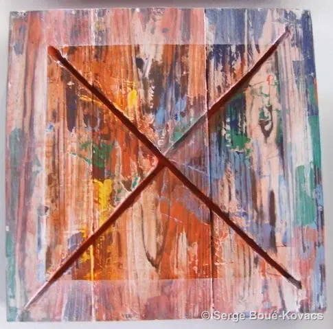 Traces marines, 2011 — Peinture de Serge Boué-Kovacs