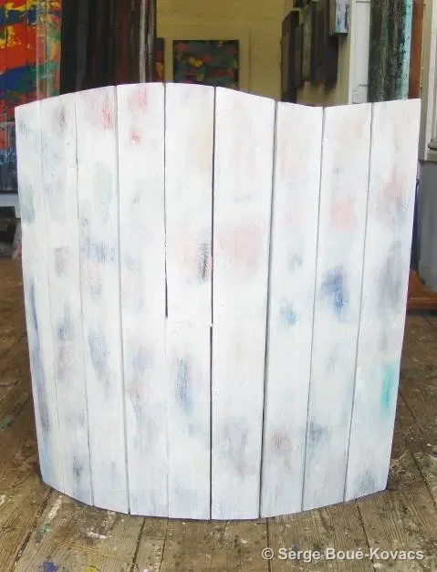 Pan de bateau, 2011 — Peinture de Serge Boué-Kovacs