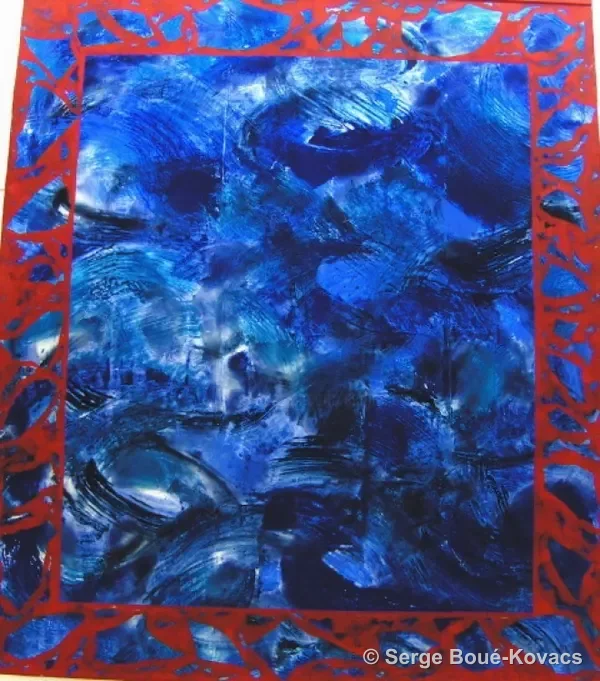 Mer outremer, 2013 — Peinture de Serge Boué-Kovacs