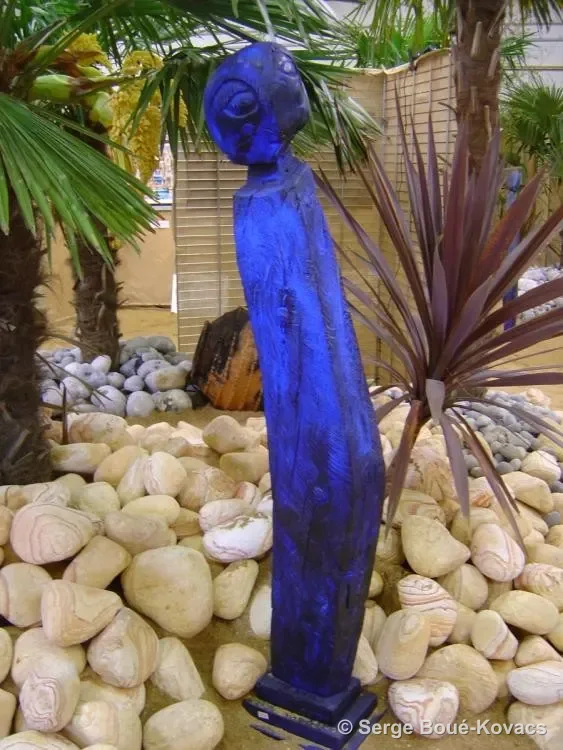 Marin bleu, 1999 — Sculpture de Serge Boué-Kovacs