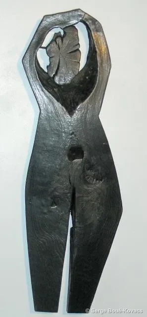 Petite femme noire — Sculpture de Serge Boué-Kovacs