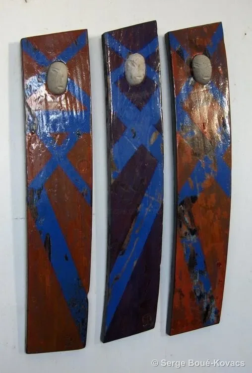 Trio — Sculpture de Serge Boué-Kovacs