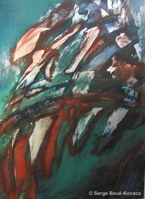 Épaves, 2008 — Peinture de Serge Boué-Kovacs