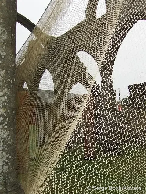 Filet et arcs de pierre, 2012 — Installation de Serge Boué-Kovacs