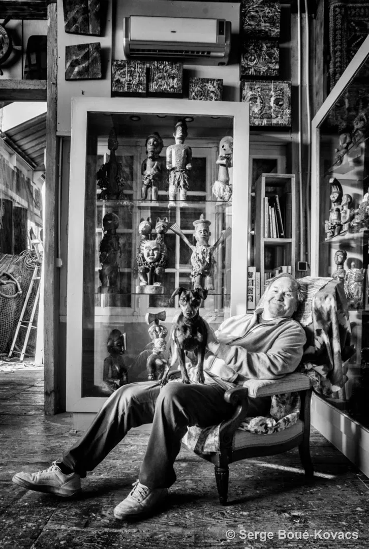 L'artiste dans son atelier — Sculpture de Serge Boué-Kovacs