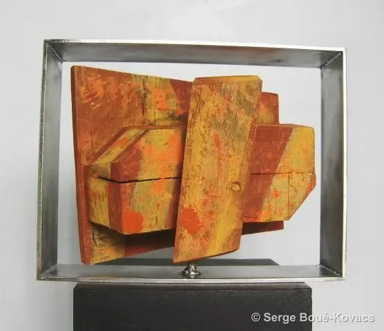Petit bateau joujou, 2011 — Sculpture de Serge Boué-Kovacs