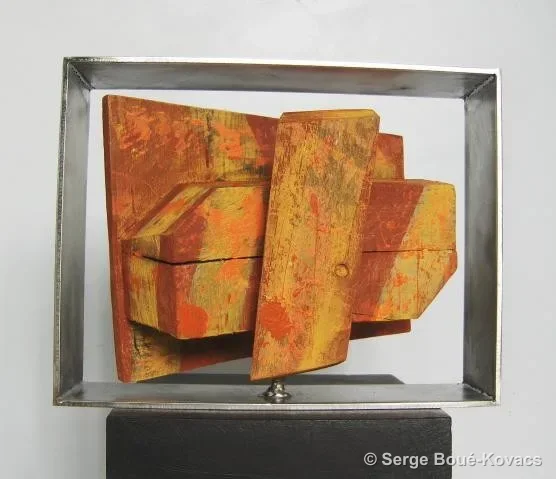 Petit bateau joujou — Sculpture de Serge Boué-Kovacs