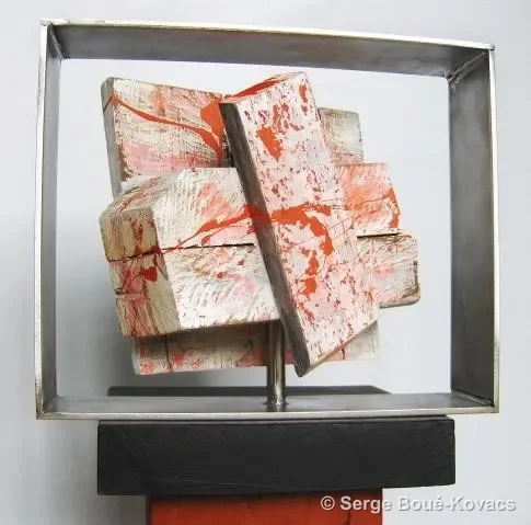 Petit bateau joujou, 2011 — Sculpture de Serge Boué-Kovacs