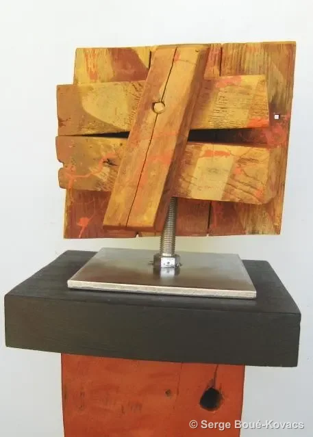Bateau vert, 2011 — Sculpture de Serge Boué-Kovacs