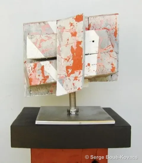 Bateau vert, 2011 — Sculpture de Serge Boué-Kovacs